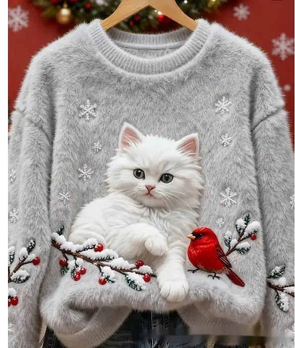 3D Digital Printed Flannel Sweatshirt Women hercurva