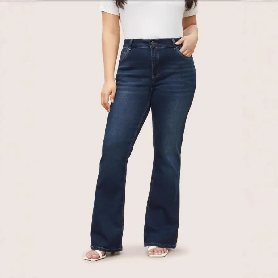 Women's Retro Slim Slimming And Fashionable Jeans hercurva