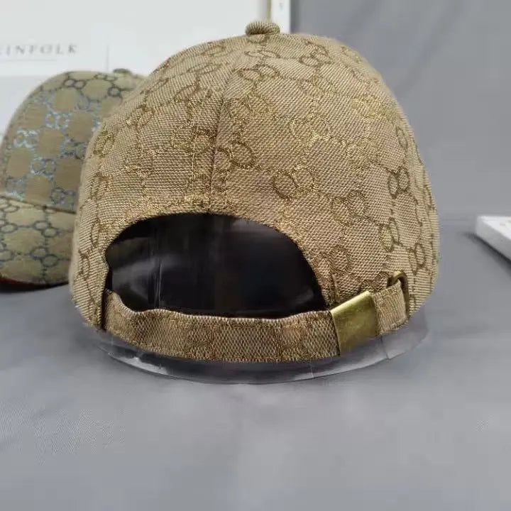 Gold grid baseball cap hercurva