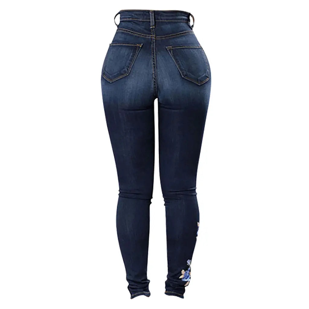 European and American embroidered jeans hercurva