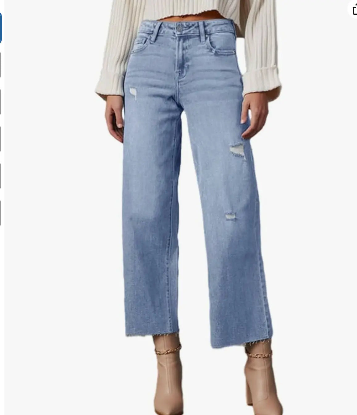 Women's High Waisted Loose Jeans hercurva