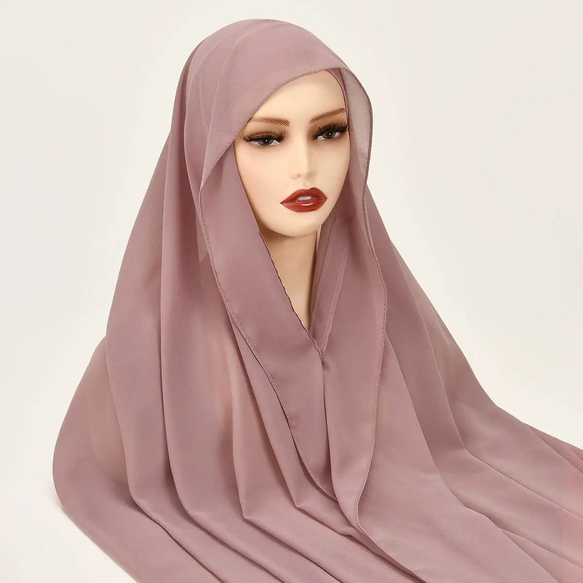 Lazy Chiffon Convenient Headscarf Magnetic Buckle Fixed hercurva