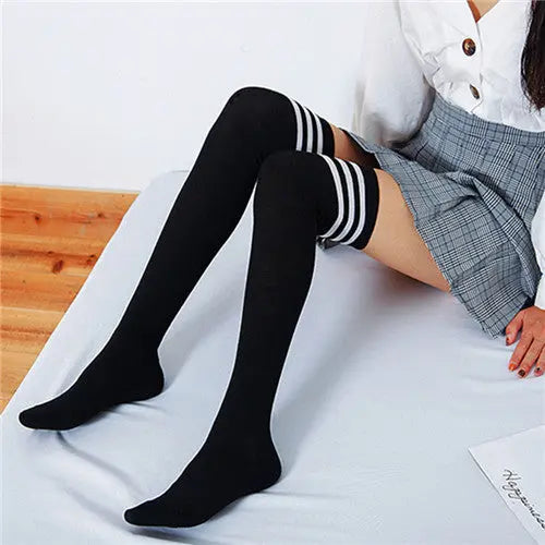 Striped stockings ladies stockings hercurva