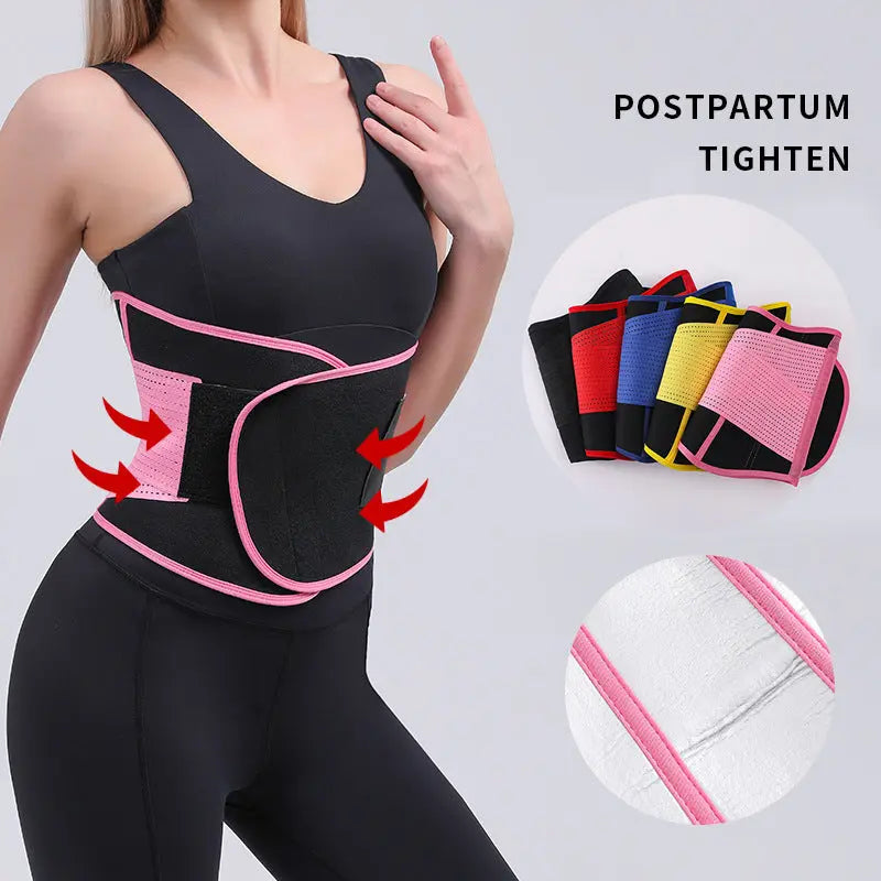 Waist Trainer For Women Back Support Band & Tummy Control Body Shaper Sweat Weight Loss Shapewear hercurva