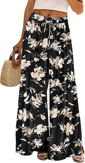 Women's Summer Bohemian Wide-leg Pants hercurva