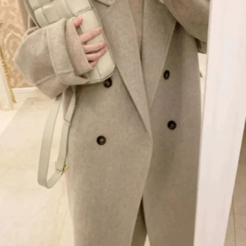 Cotton And Thickening Women's Small Woolen Overcoat hercurva