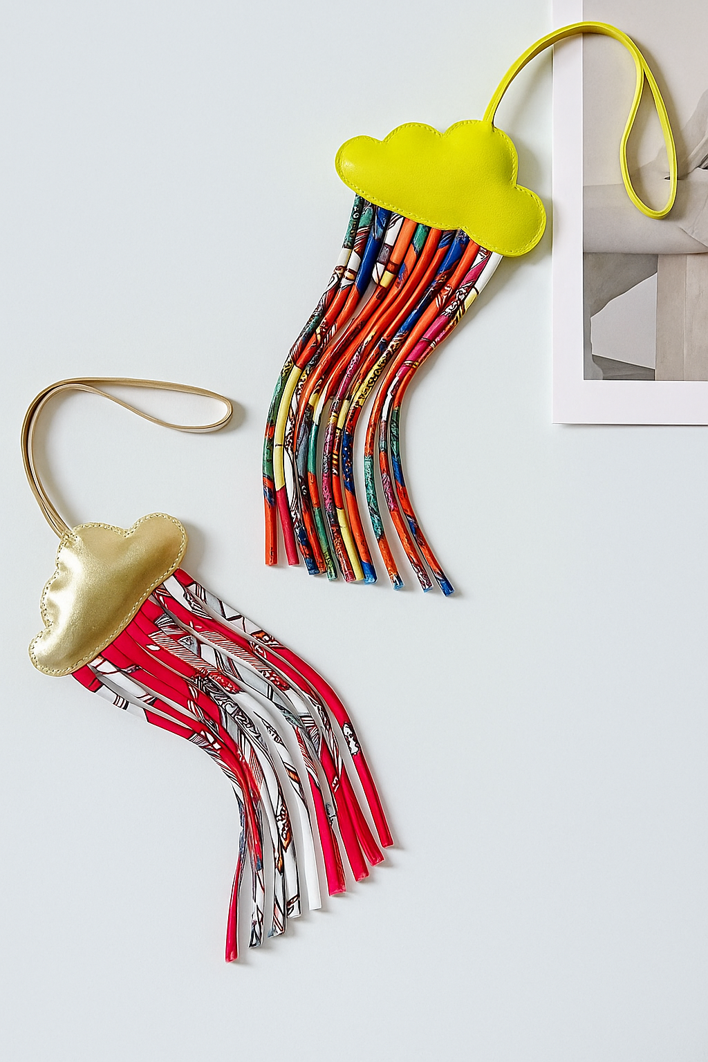 Hermes Cloud Charm Leather Silk