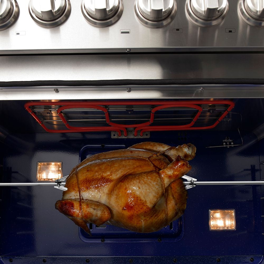 Forno FFSGS6187-30 30″ Capriasca Gas Range with 240 Volt Electric Oven