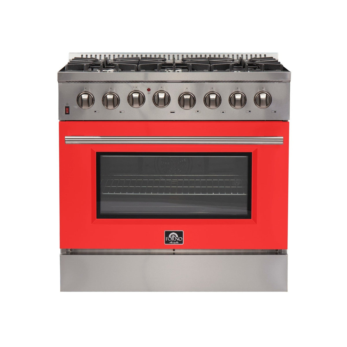 Forno FFSGS6156-36 36″ Galiano Gas Range with 240 Volt Electric Oven