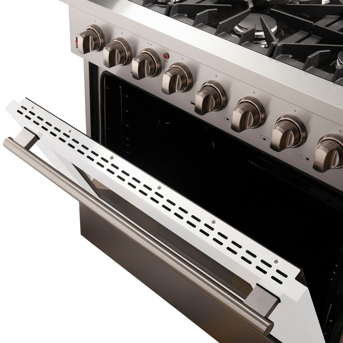 Forno FFSGS6156-36 36″ Galiano Gas Range with 240 Volt Electric Oven