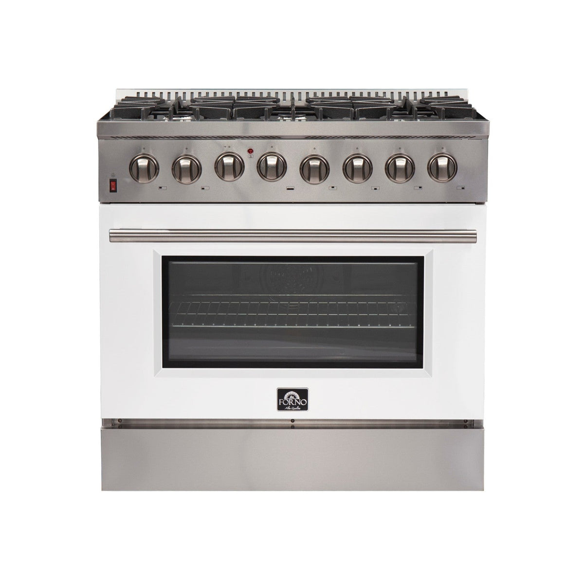 Forno FFSGS6156-36 36″ Galiano Gas Range with 240 Volt Electric Oven