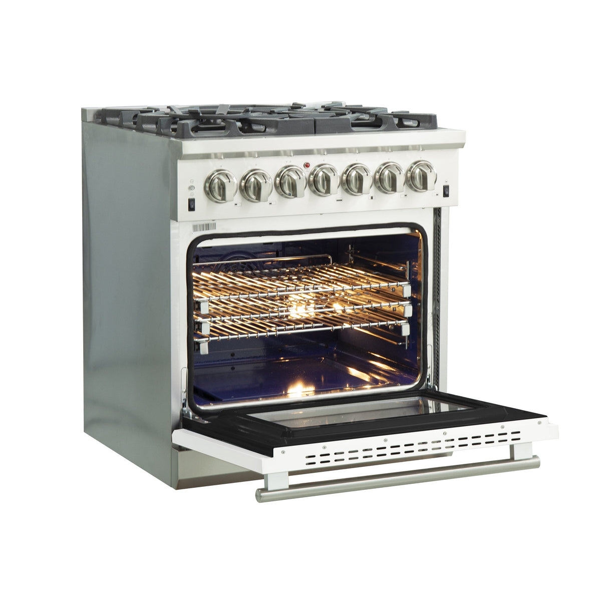 Forno FFSGS6187-30 30″ Capriasca Gas Range with 240 Volt Electric Oven