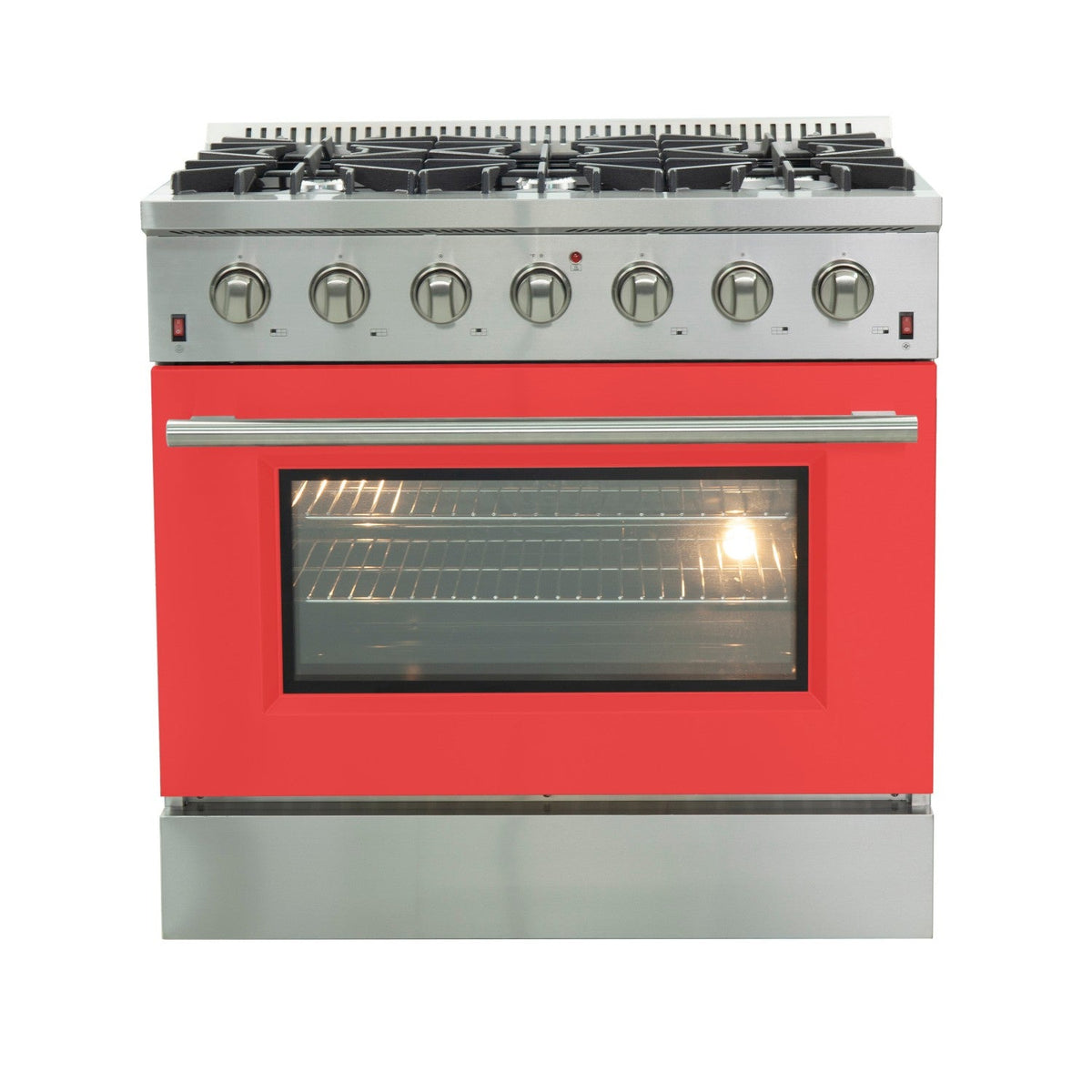 Forno FFSGS6244-36 36″ Galiano Gas Range with FORNO ALTA QUALITA Pro-Style Gas 6 Italian Burners 83,000 BTU All Stainless Steel