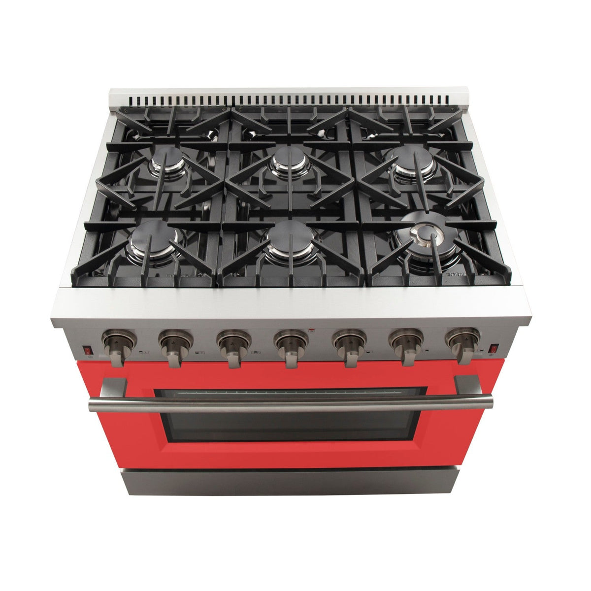 Forno FFSGS6244-36 36″ Galiano Gas Range with FORNO ALTA QUALITA Pro-Style Gas 6 Italian Burners 83,000 BTU All Stainless Steel