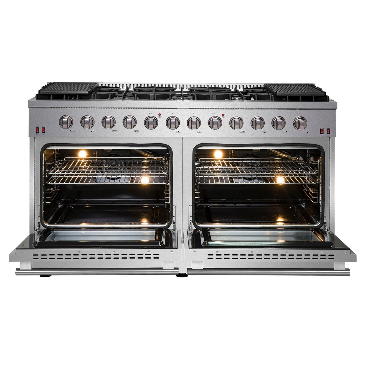 Forno FFSGS6244-60 60" Galiano Gas Range with 10 Sealed Burners