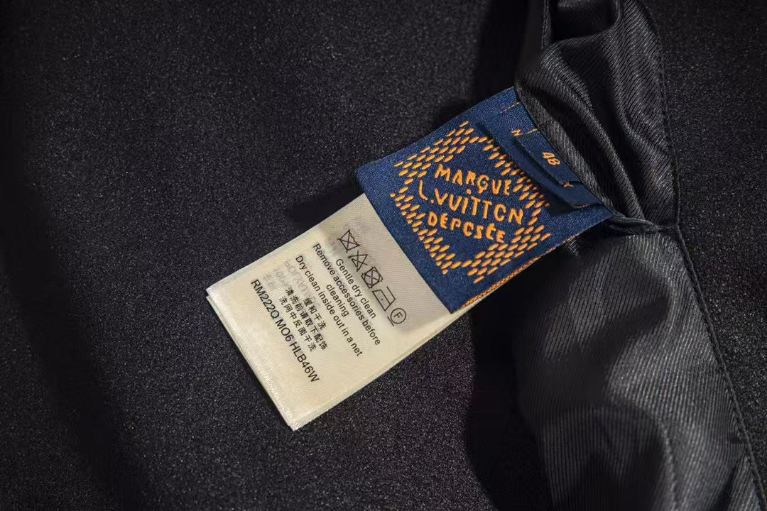 LV Signature Varsity Blouson Black White