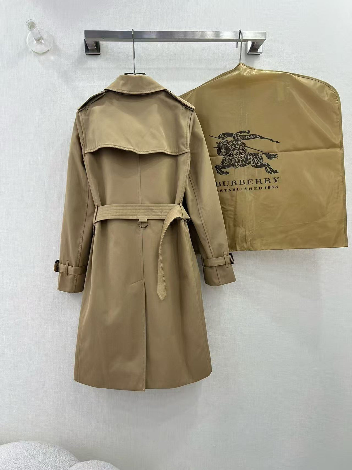 Burberry Trench Coat Beige Cotton
