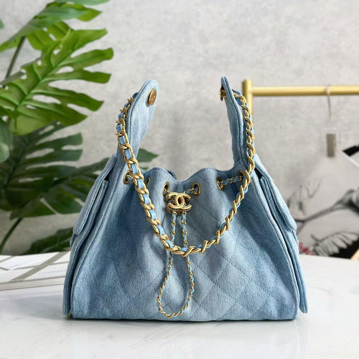 CC 25C Hobo Bag 30cm Denim