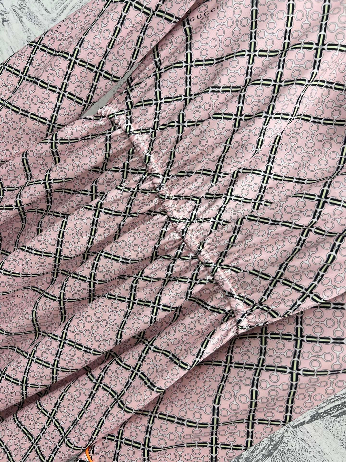 GC Printed Silk Dress Pink Ready To Wear