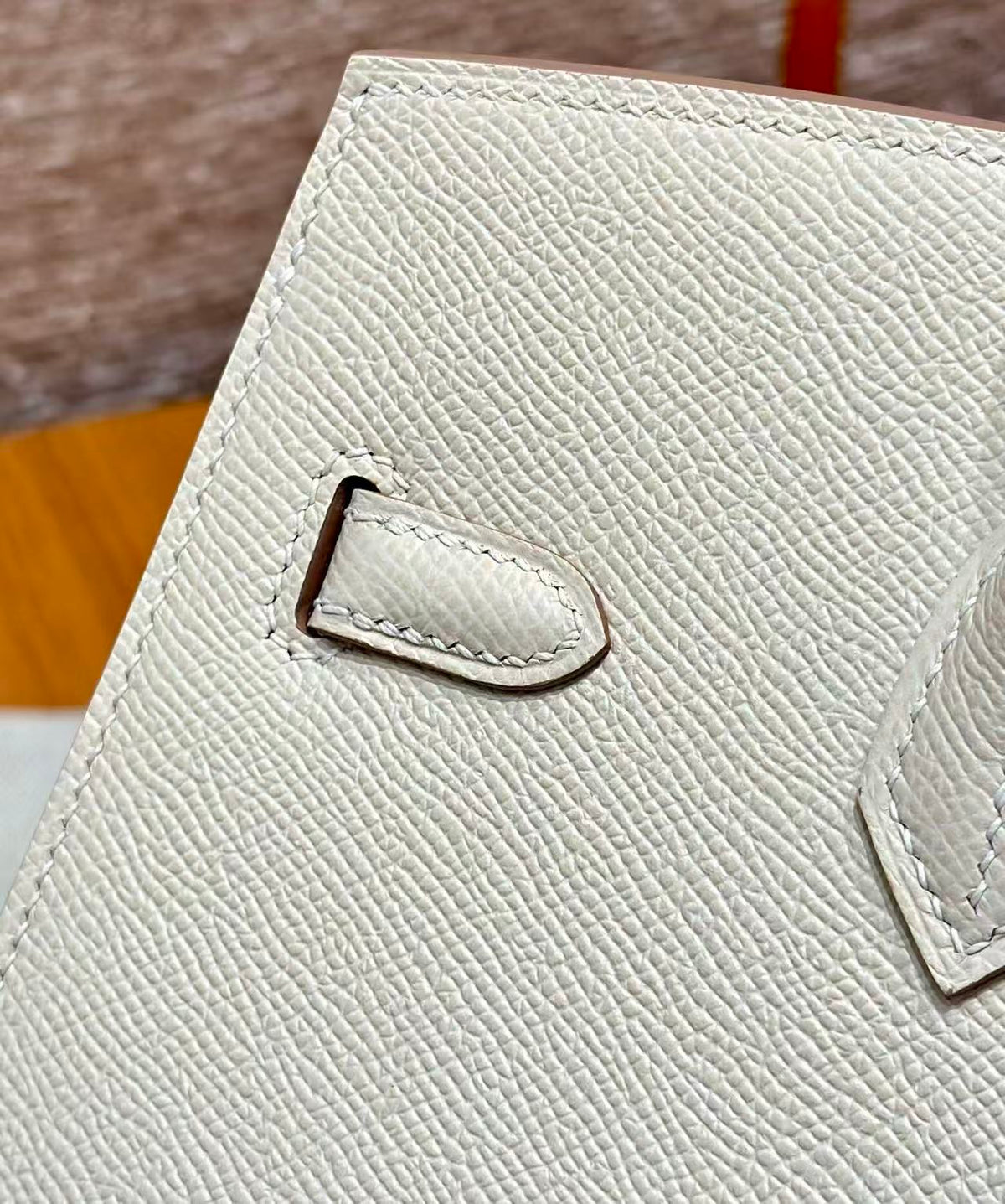 HM BIRKIN 25CM BAG WHITE GOLD HARDWARE EPSOM LEATHER