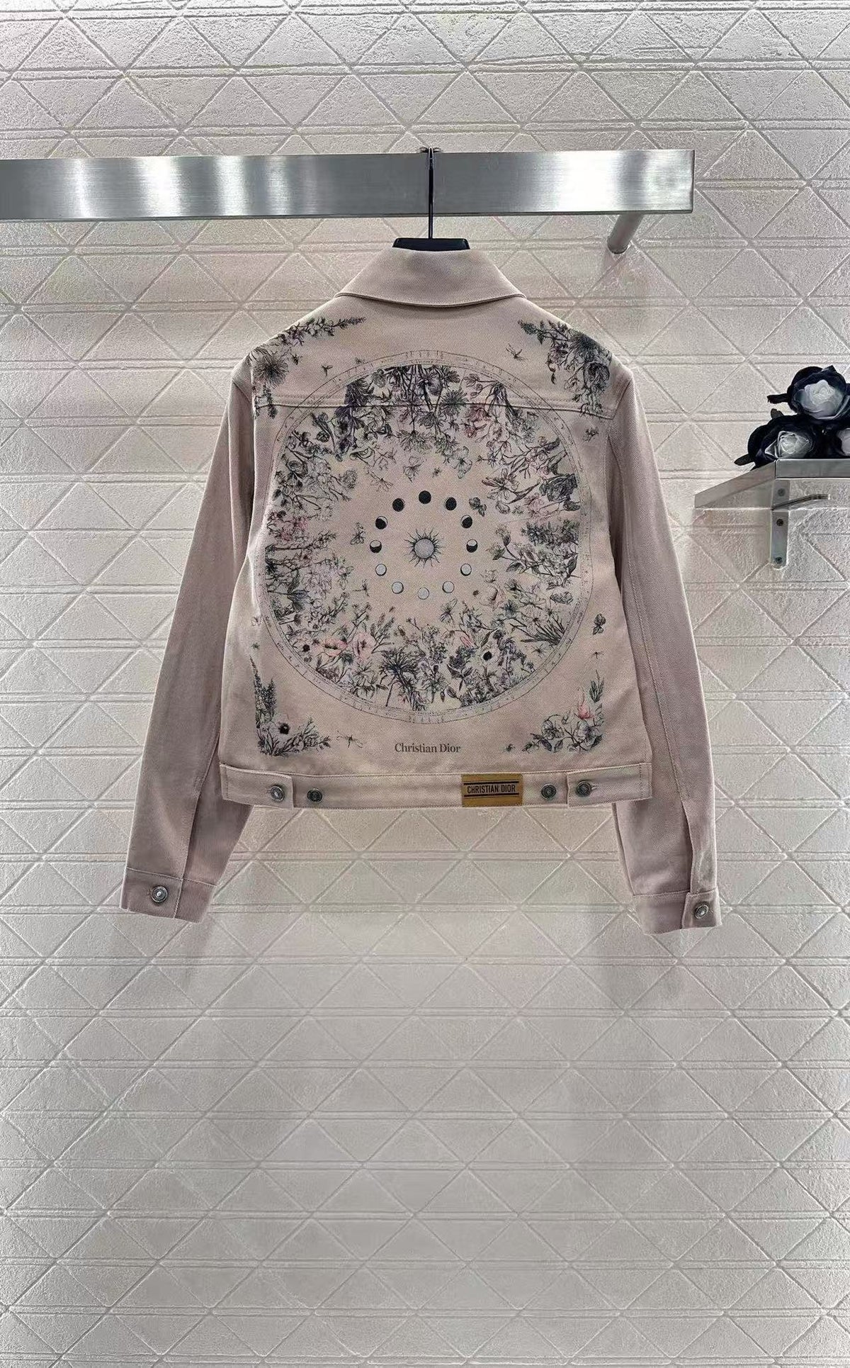 Dior Jacket Pink and White Cotton