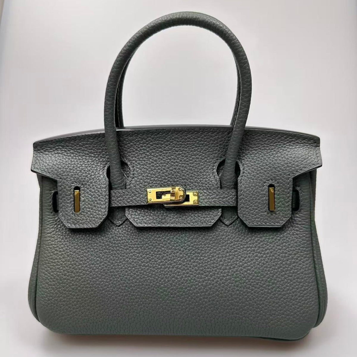 HM Birkin 20cm Vert Amande Togo Leather Gold Hardware
