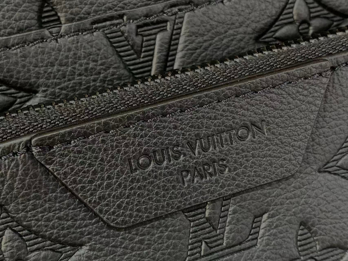 LV 2026 Trio Messenger Black Monogram Shadow Leather