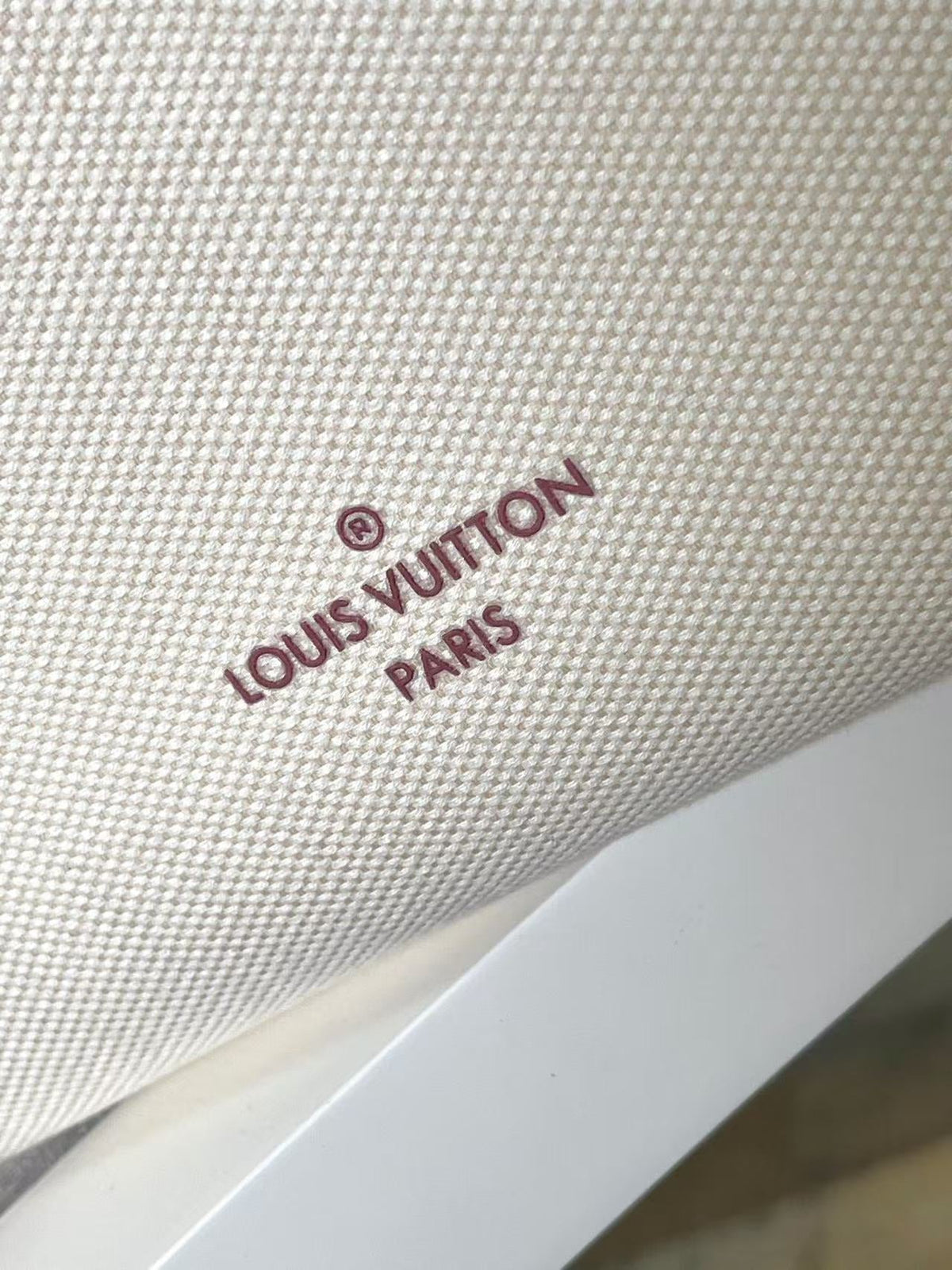 Louis Vuitton 2026 On My Side MM Bag 30cm Brown Cream Leather Fabric