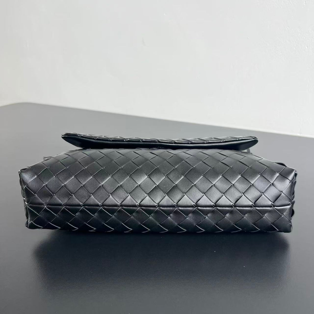 Bottga Veneta 2026 Giorno Bag 33cm Black Leather