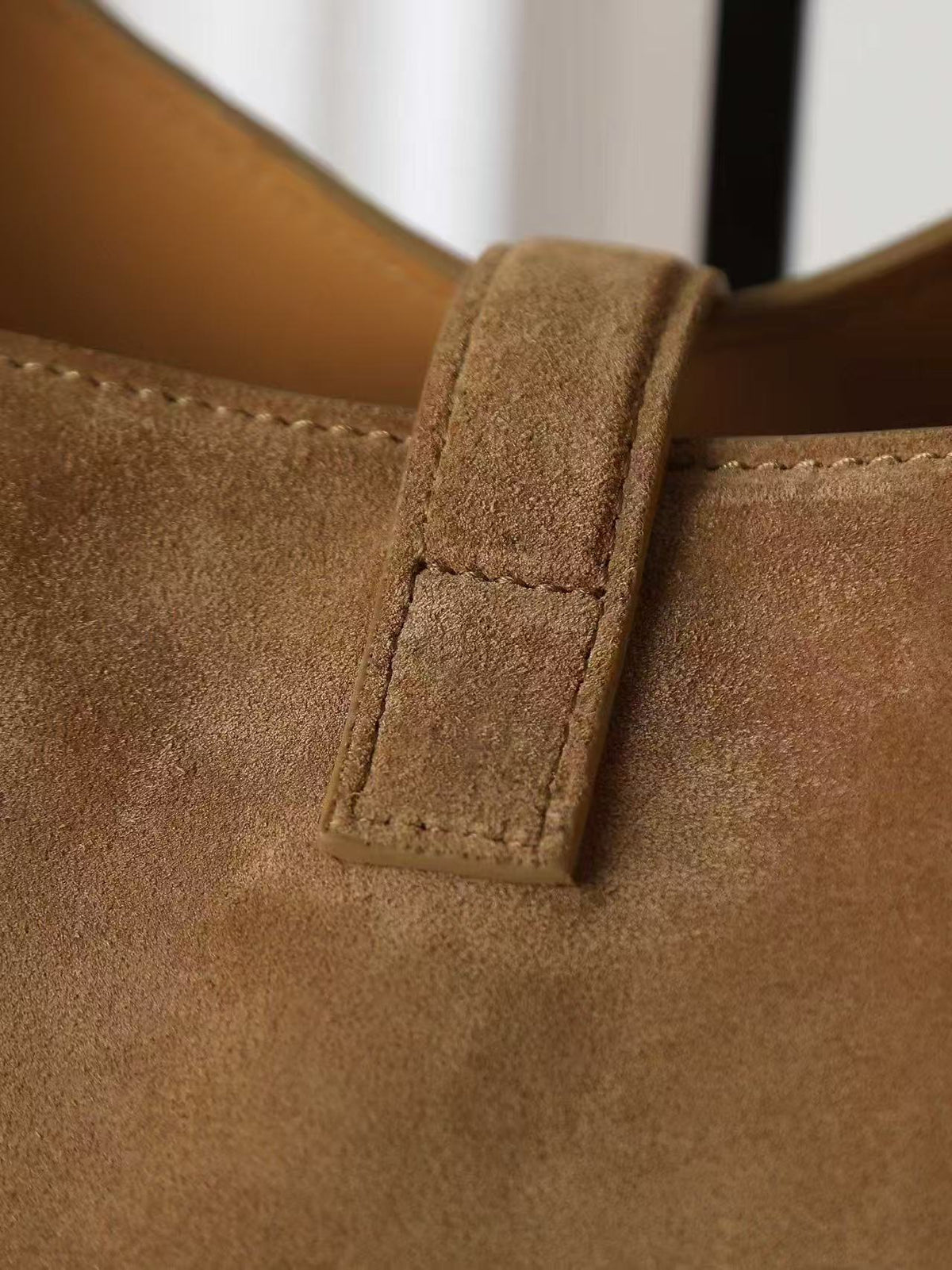 YSL 2026 Tote Bag 50cm Brown Suede