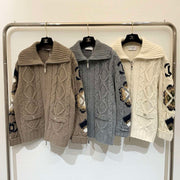 Chanel 2026 Zip-up Wool Coat