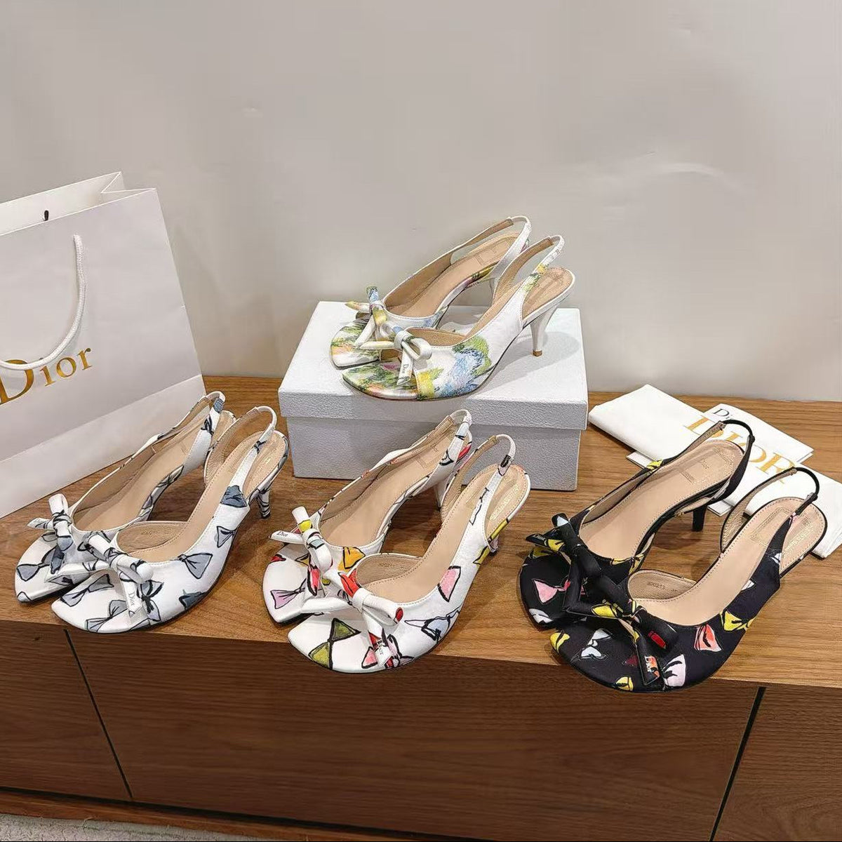 Dior 2026 Bow Sandal Fabric 909652