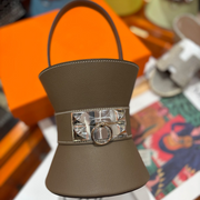 Hermes 2025 Medor Bag Etoupe Epsom Calfskin