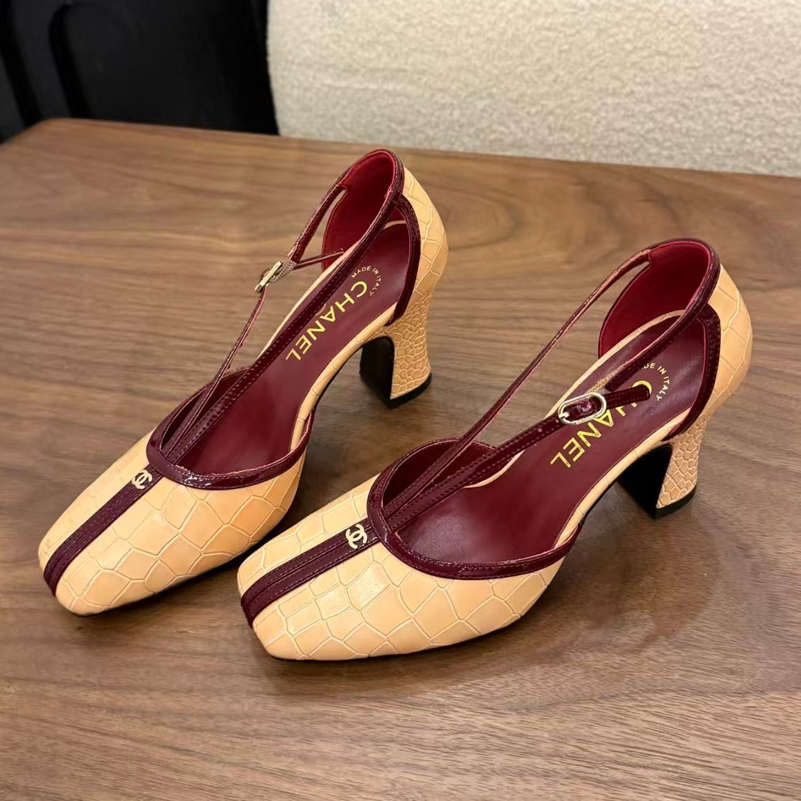 Chanel 2026 Mary Jane Slingback 85mm Leather 895338