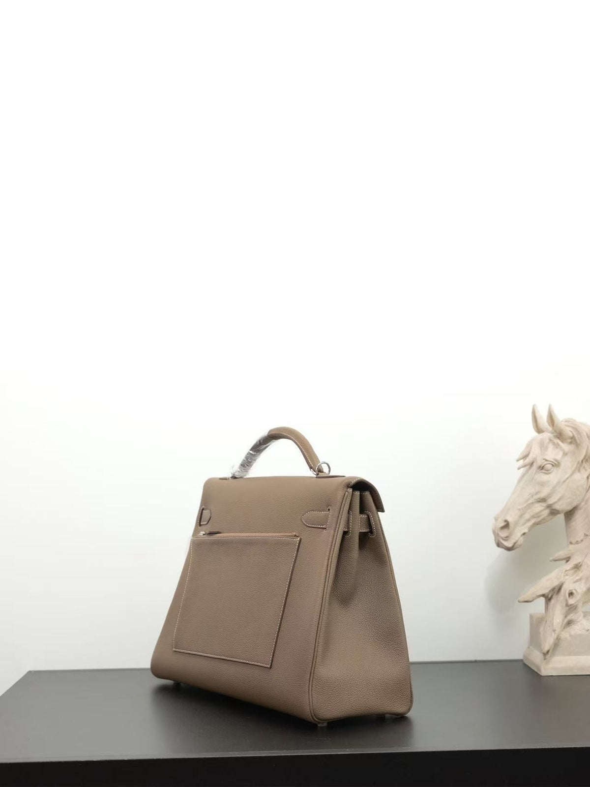 Hermes 2026 Kelly Bag 42cm Etoupe Togo Leather