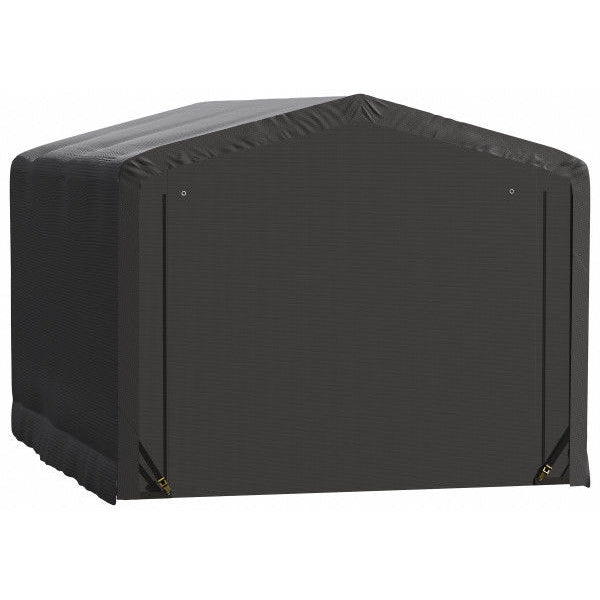 ShelterLogic ShelterTube Wind and Snow-Load Rated Garage, 10 ft. Wide Gray