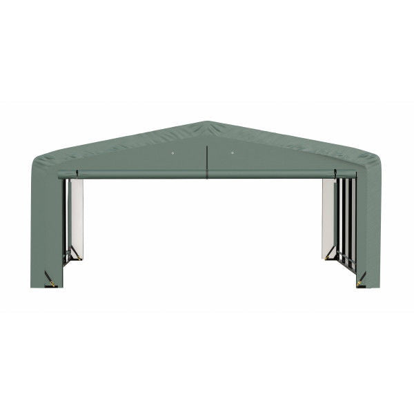 ShelterLogic ShelterTube Wind and Snow-Load Rated Garage, 20 ft. Wide  Green