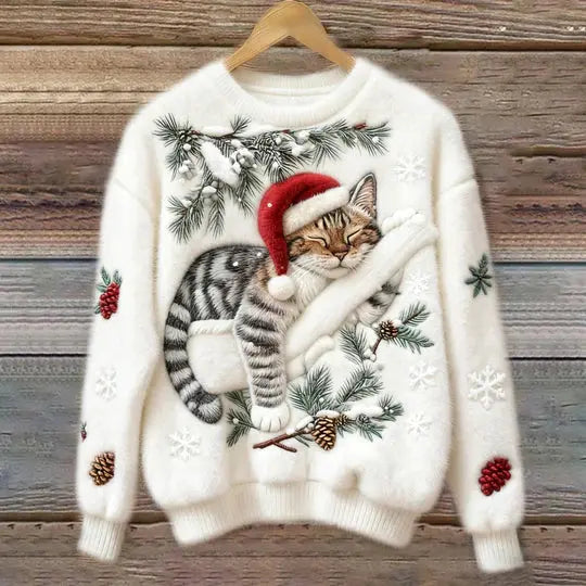 Women's 3D Digitally Printed Christmas Hoodie hercurva