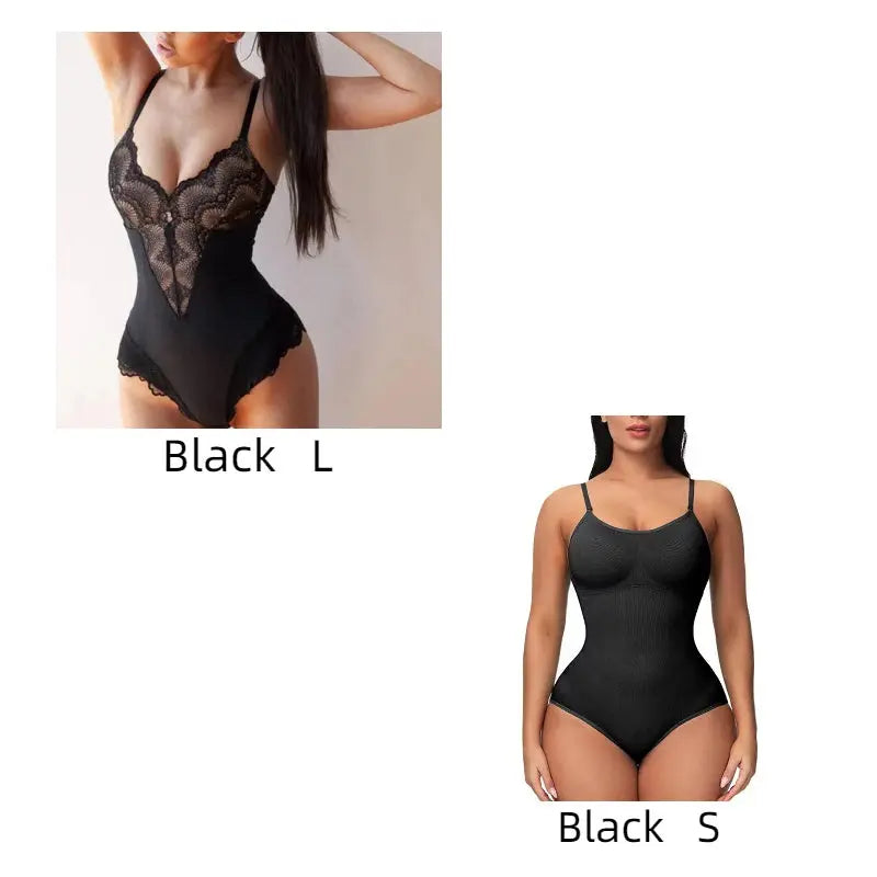 Lace Lace Stitching  Bodysuit Erotic Lingerie Women hercurva