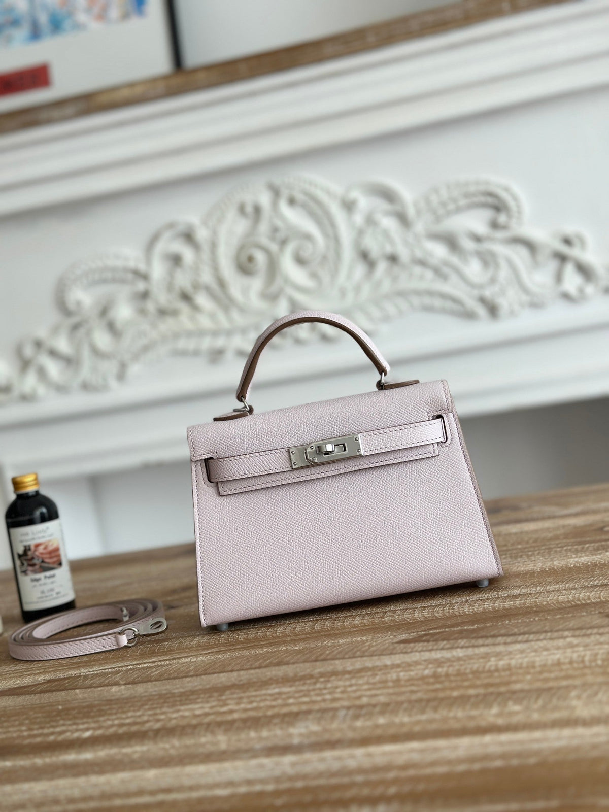High-end Hermes 2026 Mini Kelly II 19cm Bag Epsom Leather 1