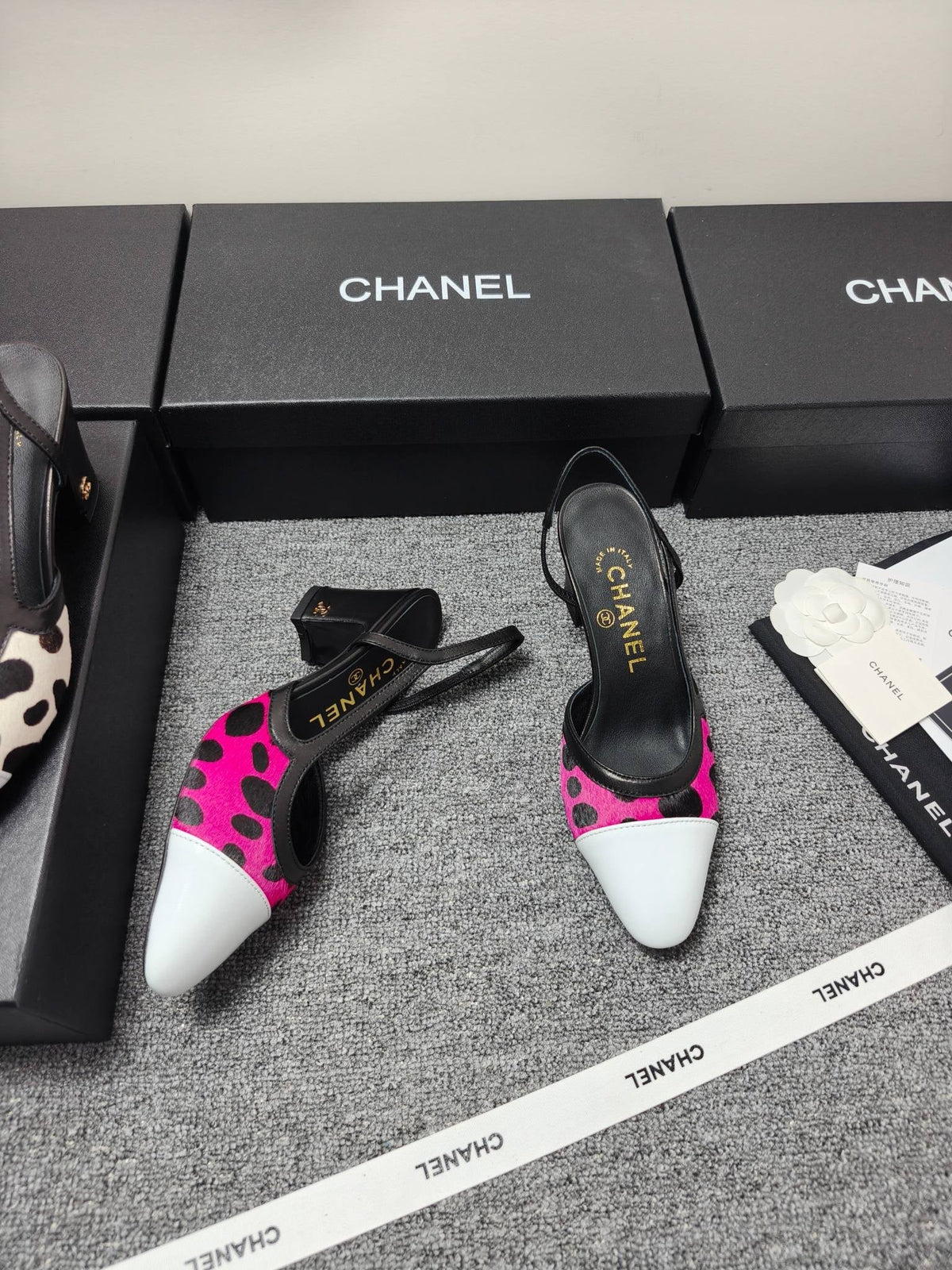 Chanel 2026 Slingback Horsehair Sheepskin 856006