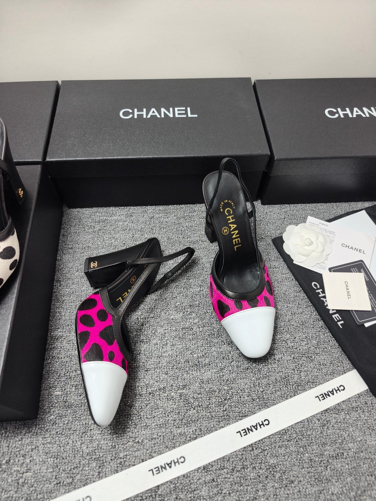 Chanel 2026 Slingback Horsehair Sheepskin 856006