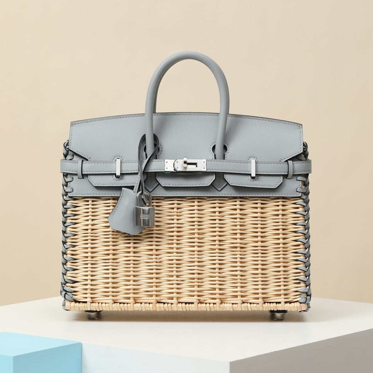 High-end Hermes 2026 Birkin Picnic Bag 25cm Swift Rattan