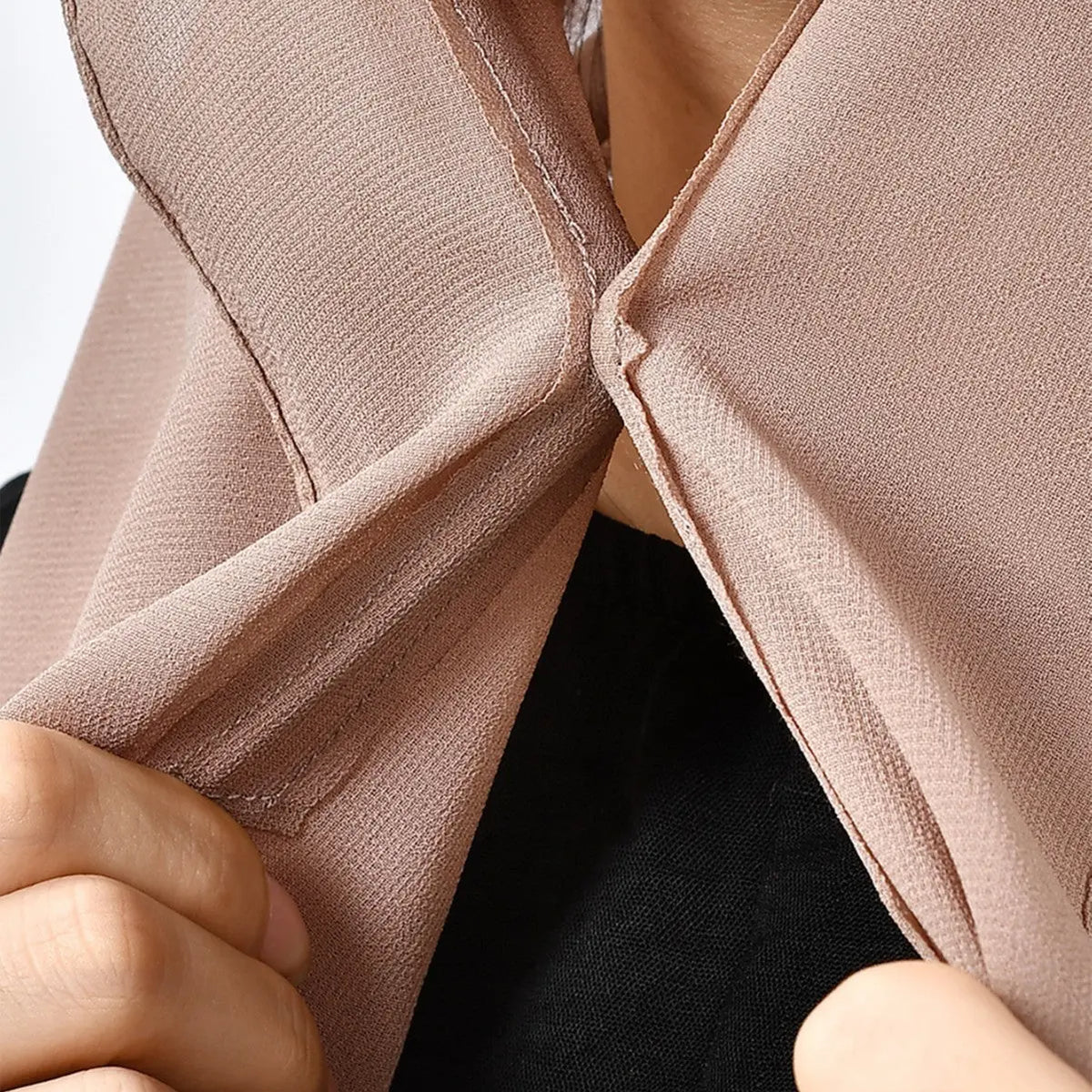 Lazy Chiffon Convenient Headscarf Magnetic Buckle Fixed hercurva