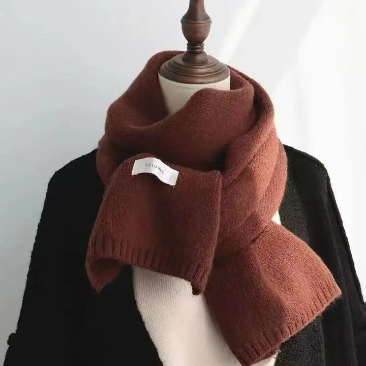 Solid Color Scarf Women's Autumn And Winter Warm hercurva
