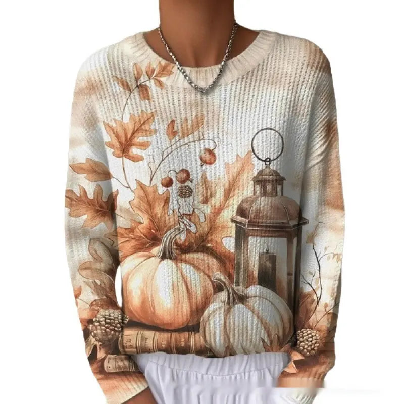Women's Round-Neck Casual Commuter Sweater hercurva