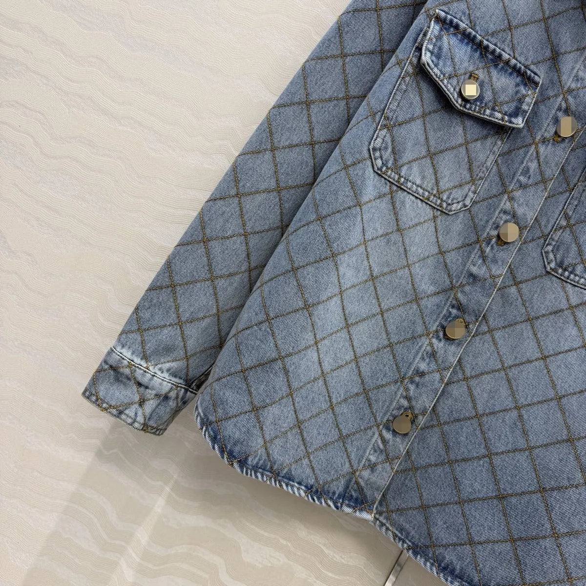 Chanel 2026 Set Blue Denim Cotton