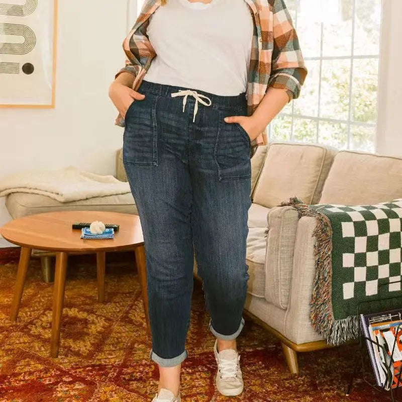 Women's Loose All-match Casual Straight-leg Jeans hercurva