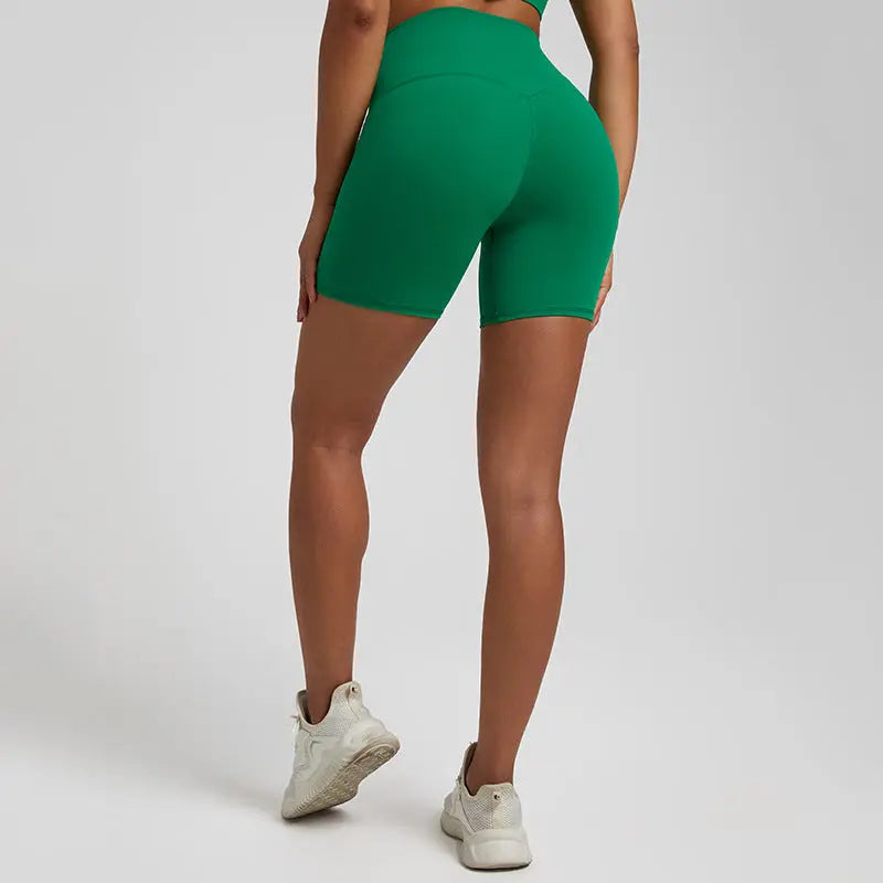 Nude Feel Yoga Quick-drying Breathable Slim Fit Sports Shorts hercurva