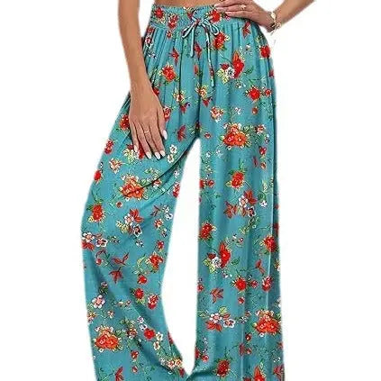 Women's Summer Bohemian Wide-leg Pants hercurva